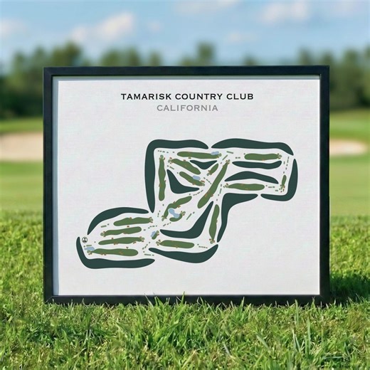 Tamarisk Country Club, California | Golf Course Map, Golf Map, Golfer Gift for Him, Scorecard, Golfer Boyfriend Gift, Art Print Decor - Etsy