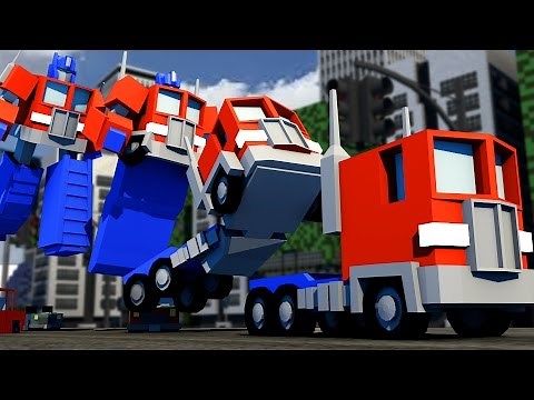 Minecraft | OPTIMUS PRIME TRANSFORMER! Transformers Mod Showcase! (Transformers in Minecraft)
