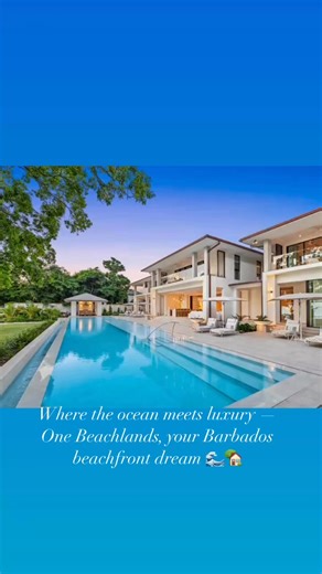 🌴 Exclusive Beachfront Masterpiece in Barbados! 🌊 Introducing One Beachlands — a world‑class, ultra‑luxury beachfront villa in Holetown on the prestigious West Coast. With 6 spacious bedrooms, breathtaking ocean views, resort‑style infinity pool, private gym, home cinema and seamless indoor‑outdoor design, this is beachfront luxury redefined. 💼 Price: On Application 🔗 View Full Details: https://www.barbadosdreamproperties.com/sales/barbados/one-beachlands-beachfront 📞 Contact Barbados Dream