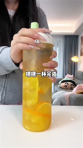 好喝的棒打鲜橙！酸甜好喝爱啦爱啦～ #coffee #創意飲品 #tea