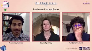 Leaving a devastating trail of suffering for some and death for others, pandemics disappear from public memory until such time that the demons surface again. In conversation with surgeon and writer Dr. Ambarish Satwik, two authors and academics, Chinmay Tumbe and Laura Spinney, whose works cover various aspects and consequences of pandemics, touch upon the science and psychology of pandemics and lessons from the past that could better prepare us for the future. Chinmay Tumbe, in his recent book,