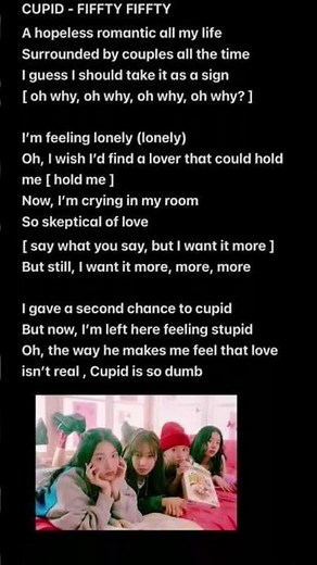 Cupid Lyrics – [fifty-fifty] | Official Lyric Video