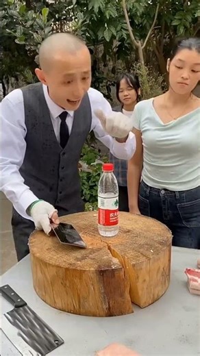 🔥 Knife vs Bottle Challenge | One Cut Impossible? 😱🔪