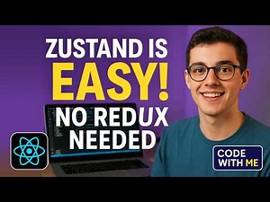 Zustand Tutorial – Easiest React State Management | Code With Me