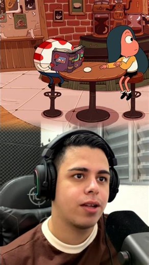 Pequeno Mordomo Menta e Cadebra Vão à Cafeteria Descansar e Levam Seu Ovo de Tarefa