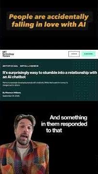 Why People Fall in Love with AI: A Therapist's Perspective