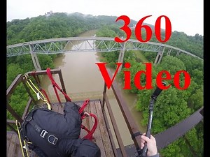 Young's High Bridge 360 video Bungee Jump Vertigo Kentucky