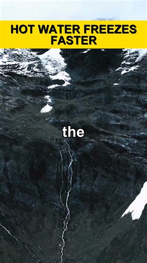 Hot Water Freezes FASTER Than Cold?! 🤯 #Shorts