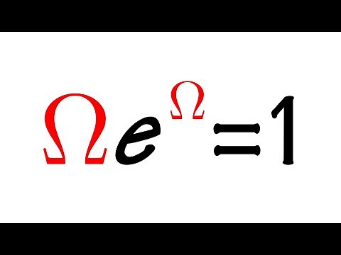 Newton's method and Omega Constant