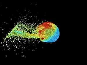 The formation of the Moon on Make a GIF