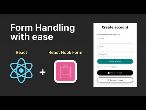 React form handling with React Hook Form #webdevelopment #react #seekhcode #forms #typescript