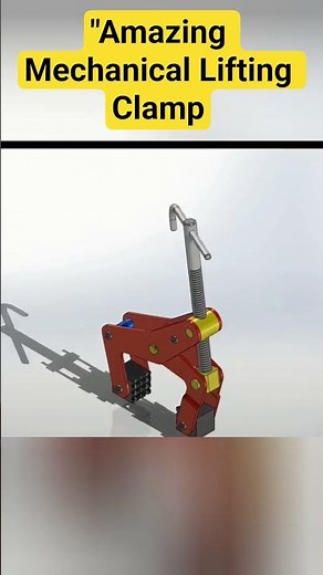 Amazing Mechanical Lifting Clamp | Innovative Scissor Grip Mechanism | Engineering Design Explained"