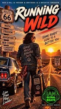 RUNNING WILD Lyrics 🚗 | 70s Rock & Roll