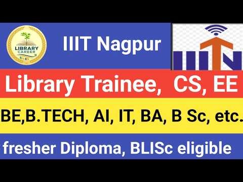 🔔IIITN Library Apprentice 🔔IIITN Apprenticeship 2026 Walk-In Drive for 17 @LibraryCareer #LibraryC