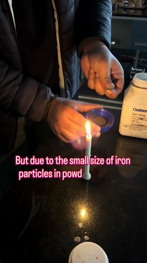 Iron doesn’t just rust—under the right conditions, it burns with energy!