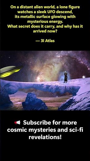 Alien Encounters UFO on Distant Planet – Cosmic Mystery Revealed | 3I Atlas