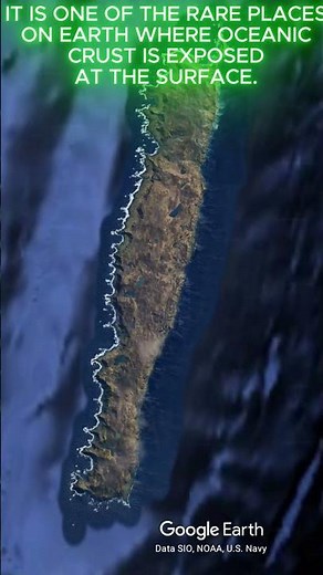 Macquarie Island from Google Earth – Where Earth’s Mantle Reaches the Surface 🌍