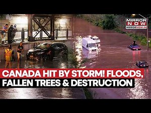 Toronto Storm Chaos: Torrential Rain Floods Streets, Submerges Cars & Topples Trees Across City
