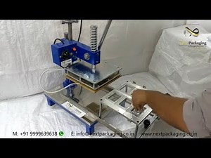 Manual Blister Packing Machine - 6 Cavity | Scrub Blister Packing Machine