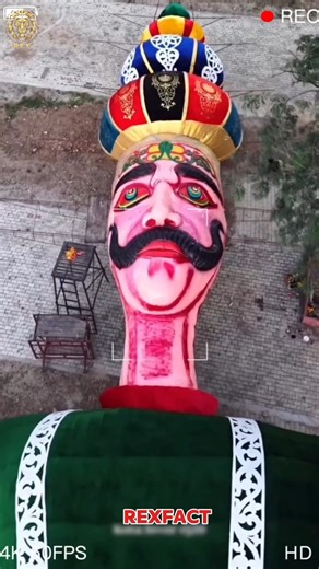 Ravan Ka Sabse Bada Roop 👹 | India’s Largest Ravan Statue 2025 #shorts