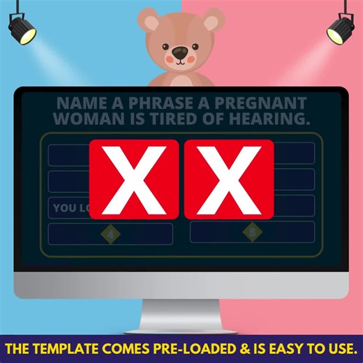 Baby Shower Feud Game: Powerpoint (PDF & Video Instructions Included) - Etsy