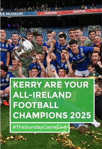 Kerry Celebrates All Ireland Championship Win 2025