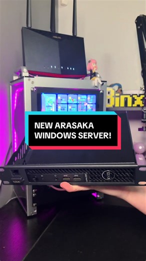 NEW CORPO SERVER ALERT 🚨 Arasaka is a much more fitting name for a Windows Server, don’t ya think? #homelab #linux #raspberrypi #selfhosted #windows