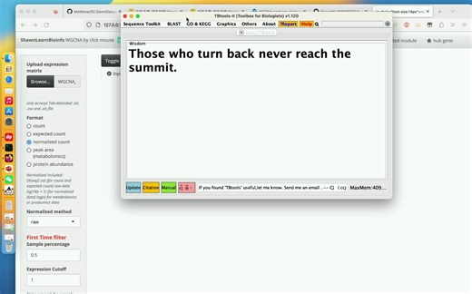 TBtools plugin | WGCNA-ShinyApp 使用教程