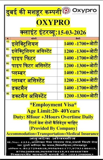 CLIENT INTERVIEW OF DUBAI # ANUJTECH OVERSEAS GORAKHPUR