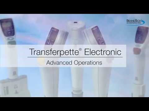 Advanced Operations of the Transferpette electronic Pipette