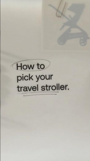 Guide on how to pick your perfect travel stroller✈️✨
