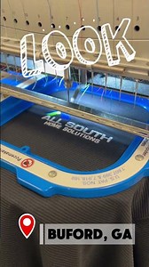 Custom logo embroidery for a local Buford business 🧵