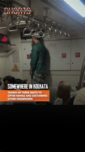 Taking 3 Seats to Offer Namaz and Disturbing Others #shorts