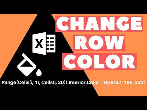 Excel VBA Macro: Change Row Color Based on Cell Value (Step-by-Step Tutorial)