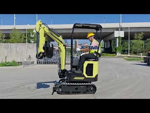 T10 Mini Excavator Operating Tutorial | How to Start, Drive, Dig and Shut Down