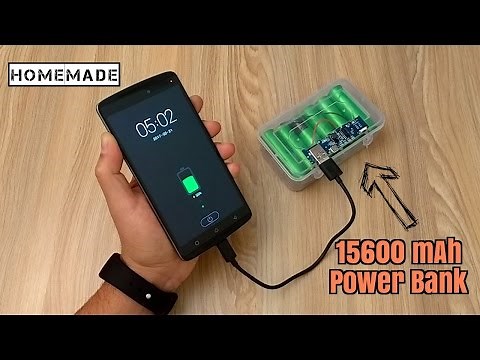 How to Make a 15600 mAh Power Bank from Scrap Laptop Battery