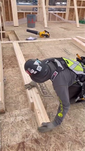 We typically like to build our components before building the wallDo you building as you go?..