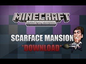 Minecraft Xbox 360 - Scarface Mansion Replica *DOWNLOAD*