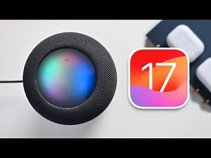 New features for HomePod & HomePod mini with Update 17 & 17.1!