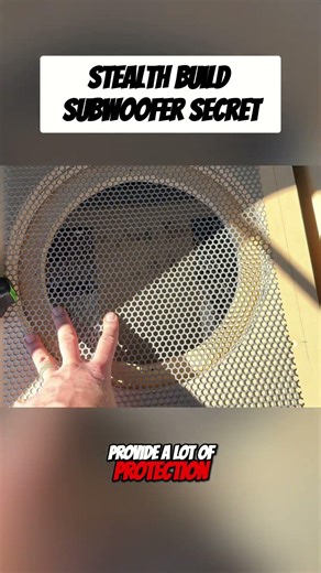 Custom Stealth Subwoofer Box Build with Honeycomb Grill Material #diy #subwooferBuild #carAudio