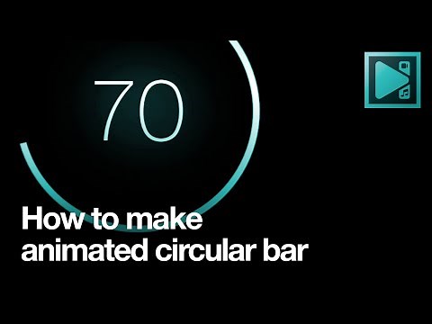 How to create a circular progress bar for your video