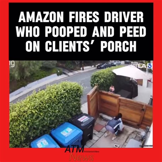 Artistainment News on Instagram: "Well! She sure delivered 🤭 — An Amazon #DeliveryDriver was caught on video peeing on a #customer’s porch and pooping on another one’s doorstep on Mother’s Day. — Amazon released a #statement calling her behavior unacceptable and saying she had been fired."