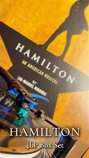 Hamilton 4LP Vinyl Box Set | Original Broadway Cast 🎭✨