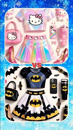 Hello Kitty 🩷 Vs Batman 🖤 Lisa Or Lena #batman #hellokitty #tiktok #shorts #lisaorlenachoices