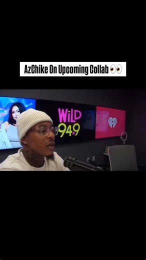 Which R&B artists do yall think has @azchike best verse? 👀 Full interview w/ #AZCHIKE & @angelinaonair is live on YouTube & #iHeartRadio! | WILD 94.9
