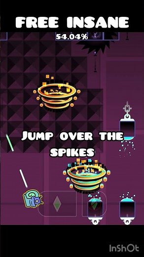 8 absolutely FREE STARS (secret way to 100%) #geometrydash #gd #shorts