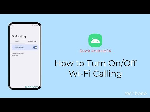 How to Turn On/Off Wi-Fi Calling [Android 14]