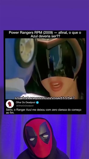Power Rangers RPM (2009) — o que o Ranger Azul realmente deveria ser?