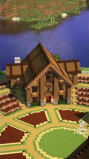 Minecraft Survival Starter Base 🏡 3D build Guide on heybuilds #house