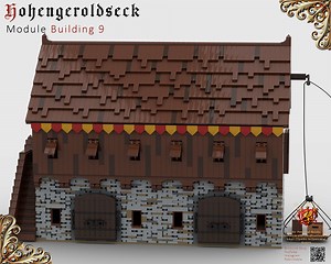 LEGO MOC-208143 Building 09 Castle Hohengeroldseck - Sable & storage (Castle Part 1) (Castle 2025)